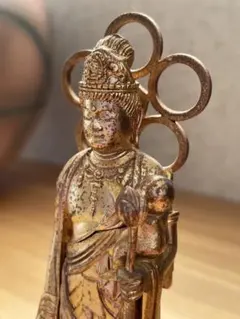 八臂弁財天 金銅仏 弁財天 宇賀弁財天 骨董 兜仏 稔侍仏 開運 呪物 