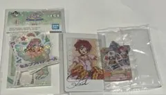 アイカツ　北大路さくら　一ノ瀬かえで　ステッカー　アクリルチャーム　チェキ