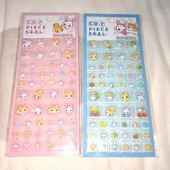 フワフワらびちゃん タイルシール 2点セット