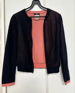 美品✨Paul Smithポールスミス メッシュデザイン カーディガンM
