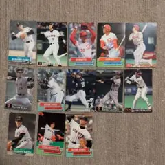巨人活躍選手　プロ野球 トレーディングカード13枚セット
