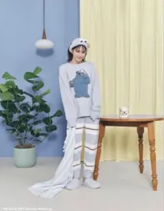 【SESAME STREET】モチーフJQDプルオーバー&ロングパンツセットのサムネイル