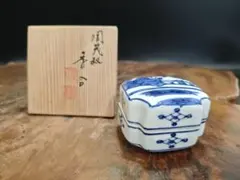 京焼 清水焼 昭阿弥 髙橋昭阿弥造 染付 兎香合 共箱 2586 - メルカリ