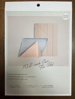 [3coins]iPad 10.2インチ用ケース スタンド機能付き ピンク