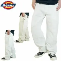 W36L32新品ディッキーズDICKIESダブルニーペインターワークパンツ白他有