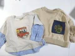 DILASH と　petit main トレーナー 90　セット　まとめ