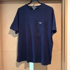 LACOSTE ポケットTシャツ ネイビー