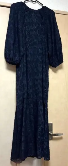 オケージョンにも! 紺レースワンピース　アーバンリサーチ　新品同様