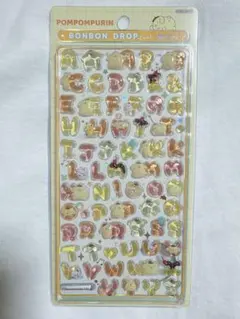 【正規品】ボンボンドロップシール サンリオmoji もじ ポムポムプリン 新品