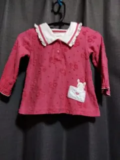 coeur a coeur ピンク 長袖シャツ 80