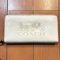 美品】コーチ　長財布　ラウンドファスナー　C3548