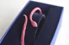 スワロフスキー　SWAROVSKI ブレスレット　ヘビ　バングル　箱付き