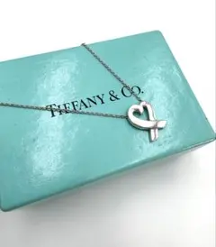 ティファニー　SV925 パロマピカソ ラビングハート ネックレス　箱付き