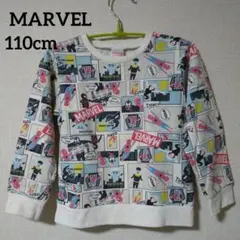 MARVEL 【110cm】スパイダーマン プリント トレーナー 裏起毛