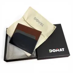 DOMAT 天然レザー カードケース コインケース付き ビジネス 新生活 社会人