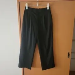 UNIQLO タックワイドパンツ ブラック L