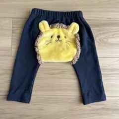 ライオン顔モチーフ ネイビー パンツのサムネイル