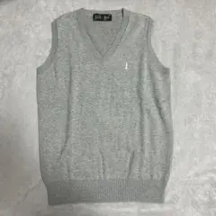 【すみません様専用⠀】EAST BOY グレー Vネック ニットベスト