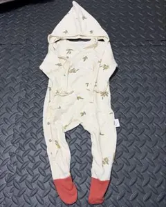 beitaoya ベビーカバーオール 帽子付き韓国子供服オリーブ柄