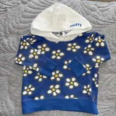 miffy 花柄パーカー サイズ100