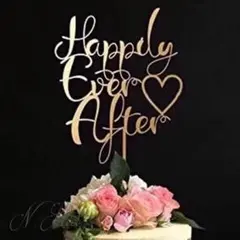 新品♡happily ever afterウエディング　ケーキトッパー
