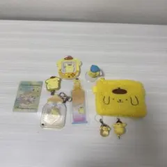 サンリオキャラクターグッズセット　ポムポムプリン　キーホルダー　ガチャガチャ