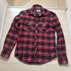 【美品】ナノユニバース★チェックシャツ★フランネル素材★Sサイズ