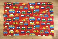 ヴィンテージ★カラフルな車柄　生地　はぎれ