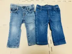 春物Baby GAP他　デニムジーンズ　パンツ 6-12m 70cm 2点セット