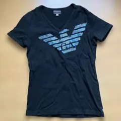 EMPORIO ARMANI VネックTシャツ M ブラックのサムネイル