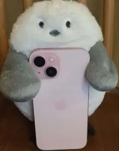 新品未使用　シマエナガ　スマホスタンド