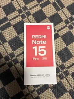 Xiaomi Redmi Note 15 Pro 5G 本体 ブラック
