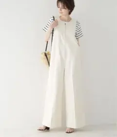 Plage サロペット　オーバーオール　ホワイト　新品未使用