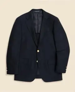 USA製BrooksBrothers紺ブレ春夏金ボタンXL相当段返り3釦ブレザー
