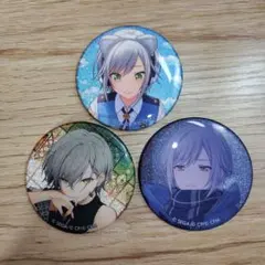 プロセカ　日野森志歩　グリッター缶バッジ✕3