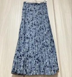 LOWRYSFARM ローリーズファーム 花柄プリーツロングスカート