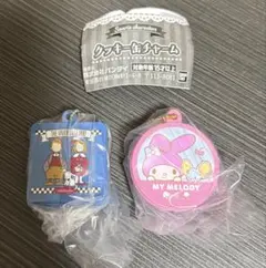 サンリオキャラクターズ クッキー缶チャーム ザボードビルデュオ マイメロディ2点