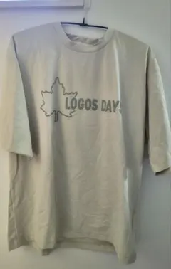 LOGOS DAYS ベージュ Tシャツ L