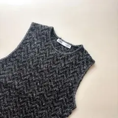 ZARA ノースリーブニットロングワンピース