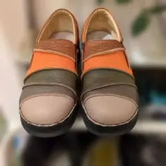 Estacion エスタシオン レザー ローファー マルチカラー - メルカリ