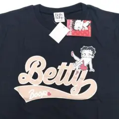 新品タグ付き　黒　野球ロゴ　ベティちゃん　Tシャツ　Lサイズ