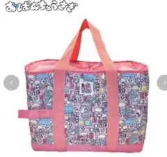 しまむら おぱんちゅうさぎ 買い物バッグ エコバッグ ピンクのサムネイル