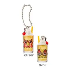 【値下げ中】ディズニー　レトログラス　ミニチュアチャーム　チップ&デール