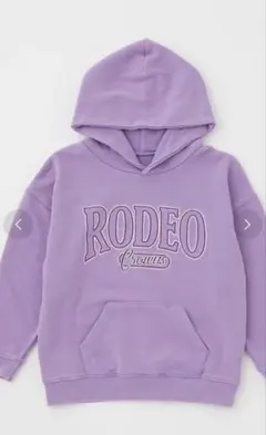 RODEO Crowns ロゴパーカー パープル キッズ