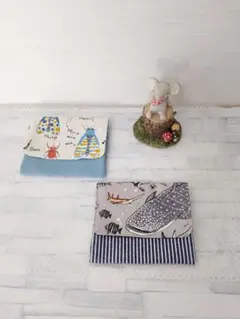 ハンドメイド　移動ポケット　2つセットNo.2 海の生き物＆昆虫