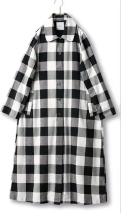 サニークラウズ feat. bonpon pon チェックロングシャツワンピース