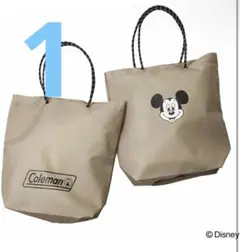 オトナミューズ　コールマン/ミッキー　両A面トートバッグ