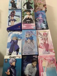 呪術廻戦 & Re:ゼロ & 鬼滅&フリーレンなど　フィギュア12体まとめ売り