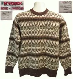 当時物 Mサイズ McGREGOR マクレガー ニット セーター ビンテージ