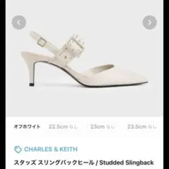 スタッズ スリングバックヒール /Studded Slingback Heelsのサムネイル